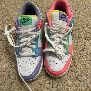Brand new colorful dunks